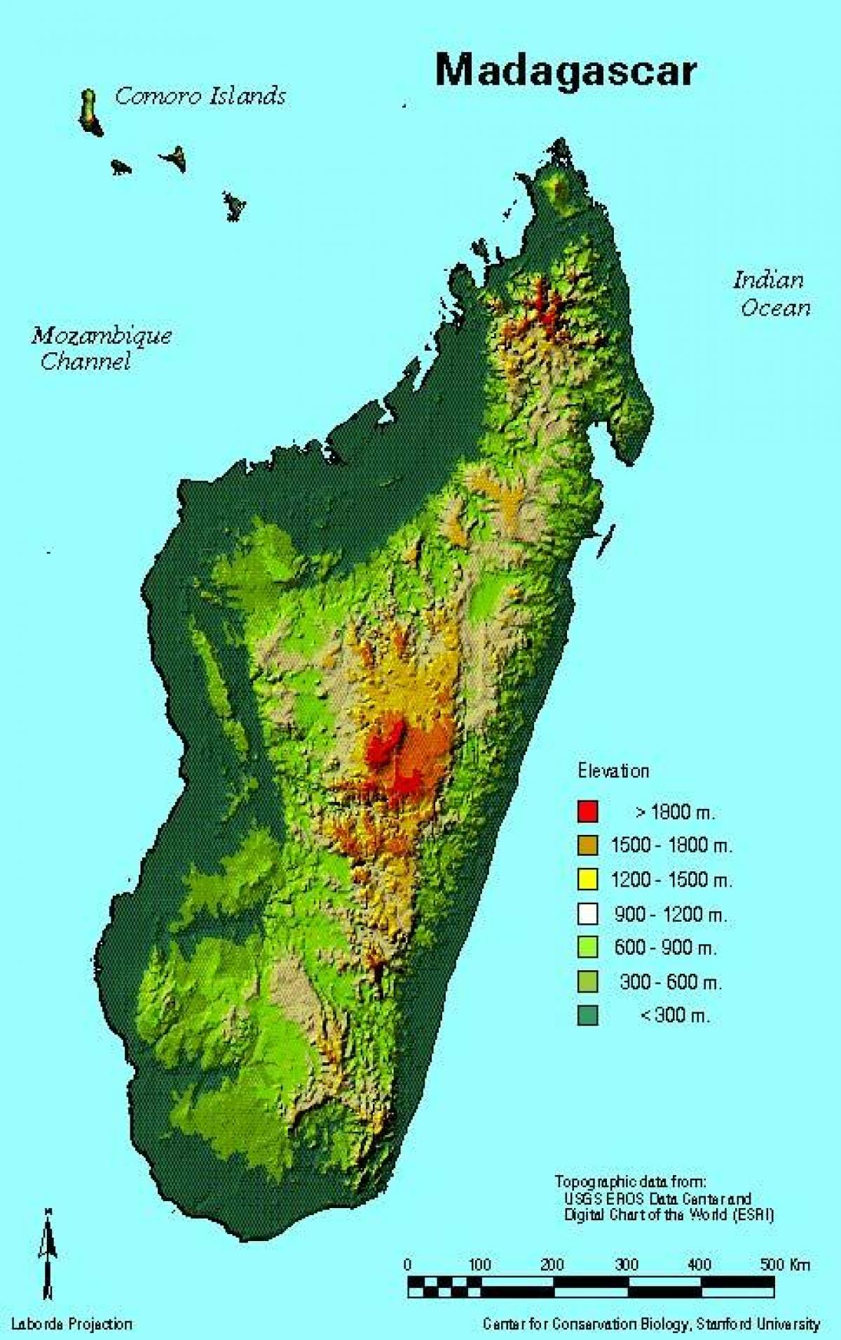 peta dari Madagaskar geografi