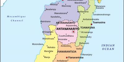 Peta dari peta politik Madagaskar