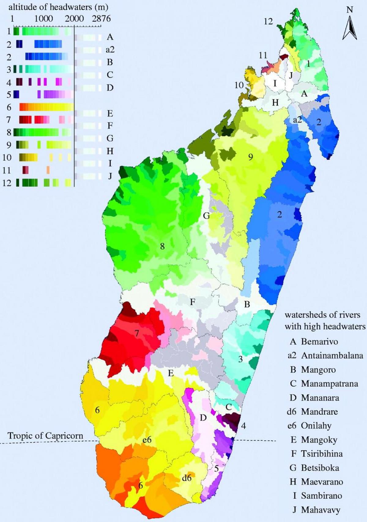 peta dari Madagaskar iklim