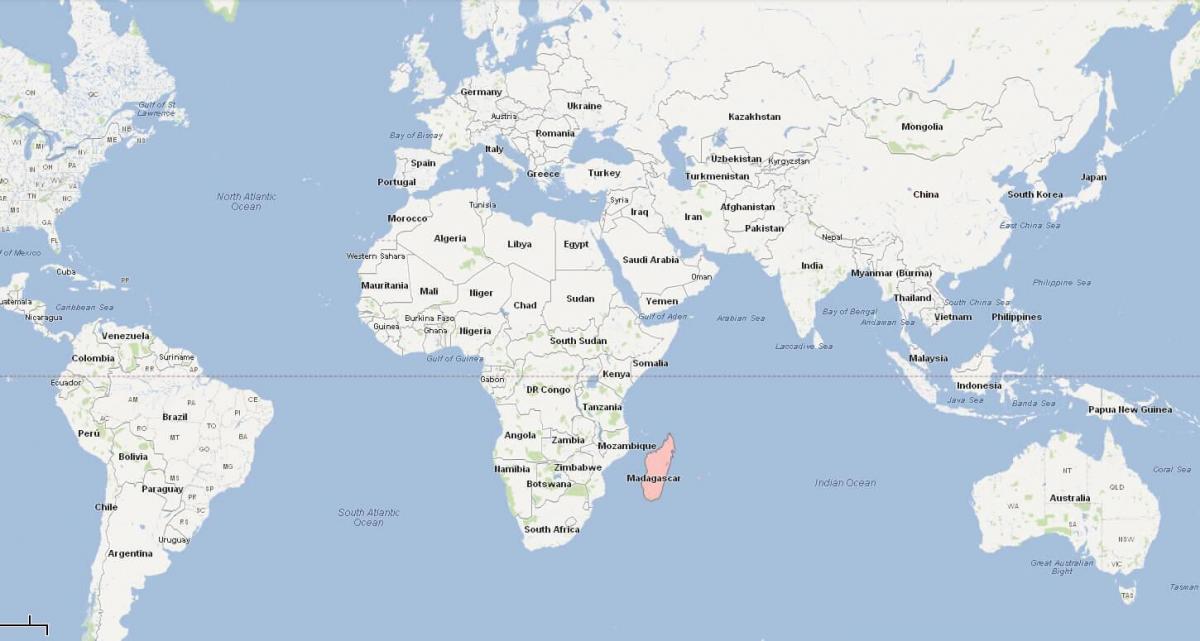peta dari Madagaskar peta lokasi