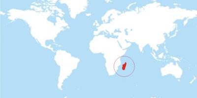 Peta dari Madagaskar lokasi di dunia